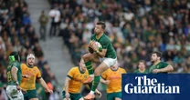 Handré Pollard scowls at the uprights as if he owns them. Australia could do with a ruthless winner like him