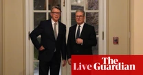Starmer under fresh pressure to sack Mandelson as MP claims parliamentary party ‘100%’ against letting him stay – UK politics live