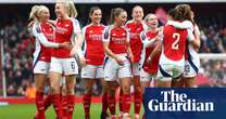 Five-star Arsenal hammer Tottenham in WSL derby as Chloe Kelly makes return