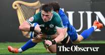 Dan Sheehan’s hat-trick sees off Italy and allows Ireland to celebrate legends