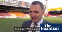 Brendan Rodgers calls BBC reporter 'good girl' during interview – video