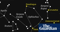 Starwatch: Ophiuchus the serpent bearer, straddling the celestial equator