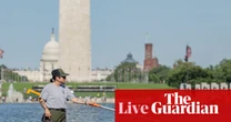Five people reportedly arrested after Trump claims Washington reflecting pool was ‘vandalized’ – US politics live