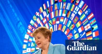 ‘A foot out in the cold’: leaders huddle at IMF as icy economic winds blow