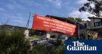 Huge banner scuppers prime Sydney harbour view gained by killing of 300 trees