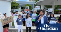 Protesters rally at US sheriffs meeting to oppose partnerships with immigration authorities