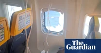 ‘If we die, we die together’: wife of Ryanair passenger almost sucked through window speaks