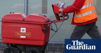 Royal Mail second-class delivery cuts will take ‘many months’ to roll out