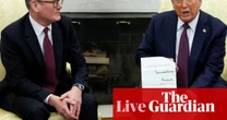 Minister shrugs off criticism of Trump visit by Canada’s Carney – UK politics live