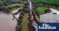 Embankment of 18th-century canal in Cheshire collapses after flooding