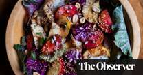 Nigel Slater’s recipes for kale, apple and peanuts, and pear shortcake tart