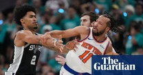 NBA finals: brilliant Brunson leads surging Knicks to victory over Spurs in Game 1