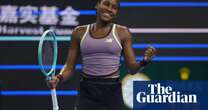 Coco Gauff serves up a masterclass to brush aside Muchova in China Open