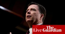 Ex-FBI director James Comey indicted on two charges with reports that he will surrender on Friday - US politics live