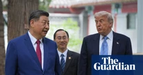 Trump asks if Xi brings other presidents to secret garden during private tour – video