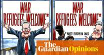 Ben Jennings on Britain’s welcome for refugees from Ukraine and Gaza – cartoon