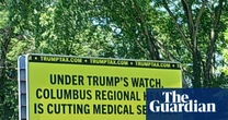 Democrats use new tactic to highlight Trump’s gutting of Medicaid: billboards in the rural US
