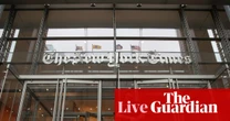 Trump accuses NYT of being ‘mouthpiece’ for Democratic party as he announces defamation action — US politics live