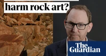 A major decision on a Woodside gas plant's future hinges on WA rock art – video