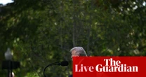 Trump to host GOP senators at White House amid demolition work and government shutdown – US politics live
