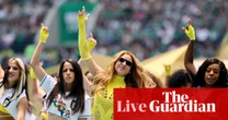 World Cup final: Trump, half-time show and everything but the football – live