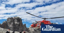 Hundreds evacuated after series of rockfalls in Italy’s Brenta Dolomites