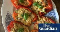 Rachel Roddy’s recipe for red peppers stuffed with orzo, tuna, capers and herbs | A kitchen in Rome