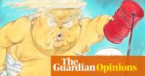 Chris Riddell on Donald Trump pouring oil on to the climate crisis as Los Angeles burns – cartoon