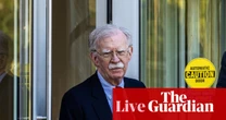 Ex-Trump adviser John Bolton expected to plead guilty in classified information case – US politics live