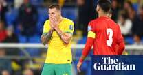 Bahrain frustrate 10-man Socceroos in horror start to World Cup qualifier round