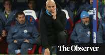 ‘It’s a season to survive’: Guardiola all but gives up Manchester City’s title bid