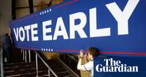 US election briefing: Georgia shatters early voting record as more than 300,000 cast ballots