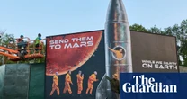 ‘Send them to Mars’: Led By Donkeys Glastonbury exhibit takes aim at Musk