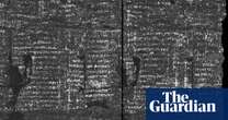 AI helps researchers read ancient scroll burned to a crisp in Vesuvius eruption