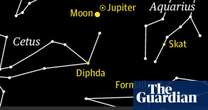 Space Starwatch: moon draws close to Jupiter in retrograde