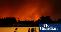 Thousands evacuated in south of France as wildfire rages across pine forest – video