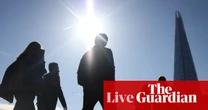 UK GDP report to show if economy returned to growth in August – business live