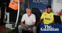 José Mourinho booked for bizarre laptop VAR protest in Fenerbahce match