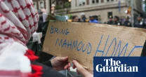 Mahmoud Khalil blocked from holding son for first time by Ice, lawyers say