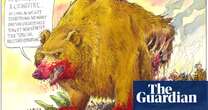 Chris Riddell on ceasefire negotiations: Putin’s all for it as long as Russia’s bear isn’t muzzled – Cartoon