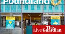 Pound rises above $1.29 as Trump fears hit dollar; Poundland chain up for sale – business live