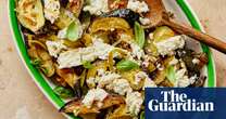 Georgina Hayden’s recipe for roast courgettes, feta and preserved lemon