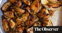 Nigel Slater’s recipes for potatoes with sherry, and lemon and bergamot curd