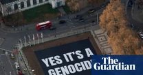 Led By Donkeys wins compensation over seizure of Gaza protest banner