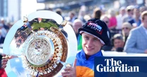 Scandinavia holds off Rahiebb as No 3 jockey Tom Marquand takes St Leger
