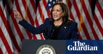 Kamala Harris tells rally of prosecuting predators and fraudsters: 'I know Trump's type' – video