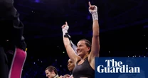 Chantelle Cameron gives up WBC title in protest against women’s boxing rules
