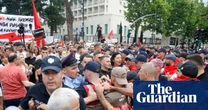 Protesters clash with police in Albania over Jared Kushner-backed luxury resort – video