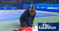 Emma Raducanu slumps to third straight defeat after fresh injury scare in China