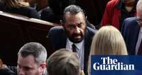 US House speaker ejects Texas congressman Al Green during Trump speech  – video